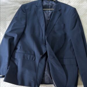 jf j.ferrar Blue Sport Coat Modern Cut